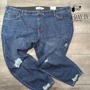 Sonoma Plus Size Distressed Skinny Jeans Size 28W